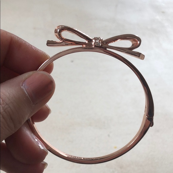 Kate Spade Rose Gold Bow Bracelet - Picture 2 of 3